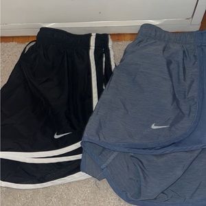 2 nike running shorts